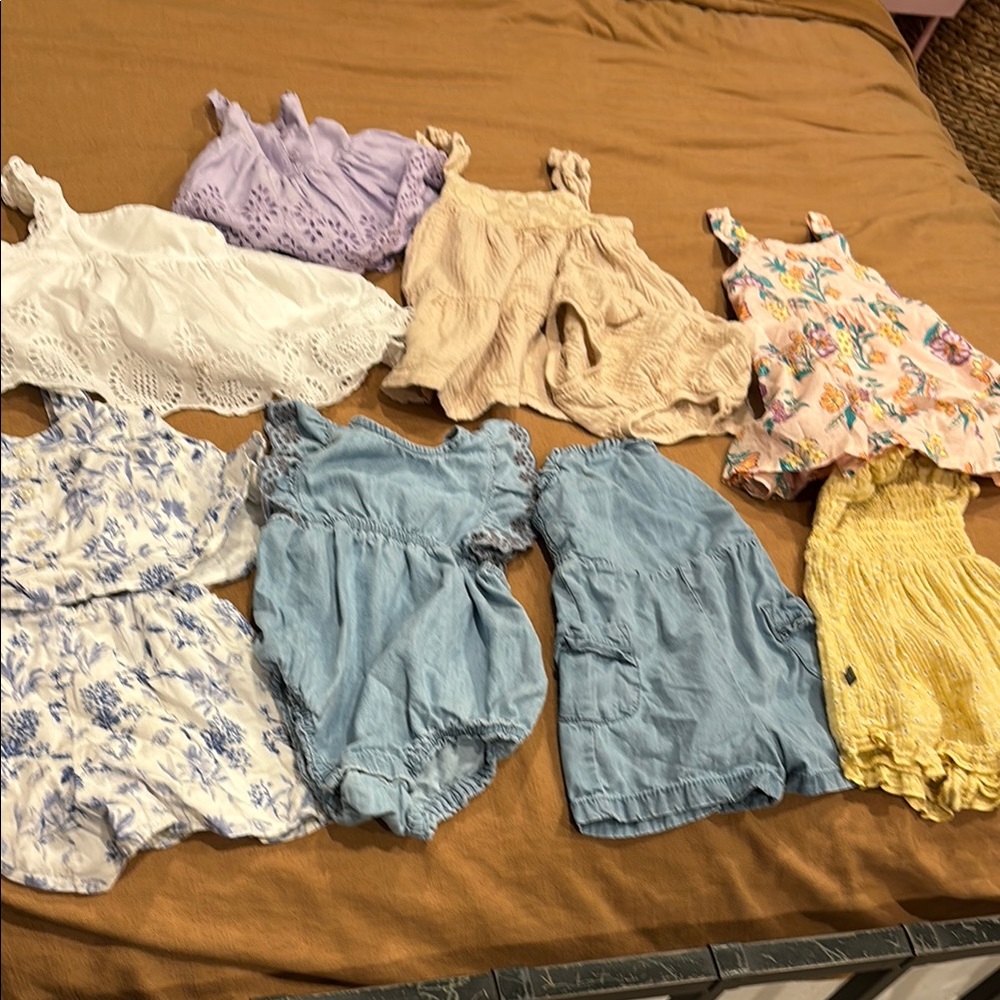 Assorted Baby Rompers and Dresses
